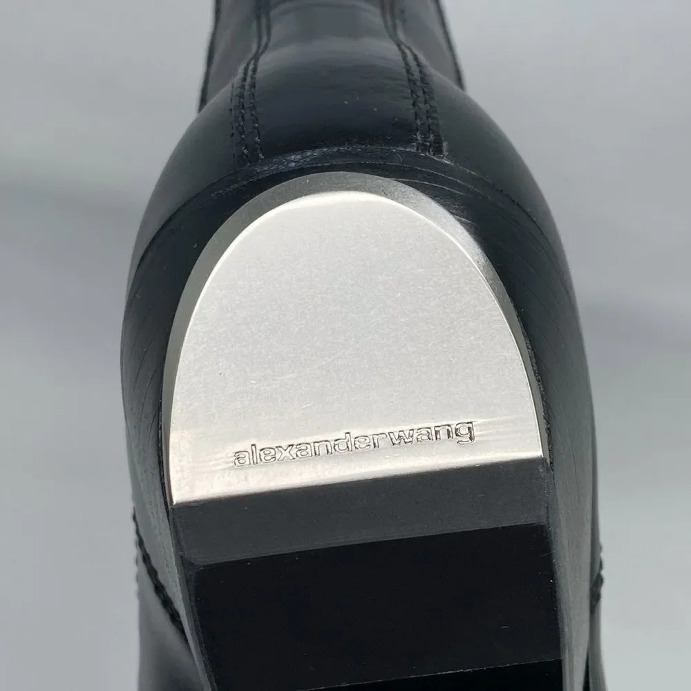 Alexander Wang Slick Pointed Toe Chelsea Boot size 37.5